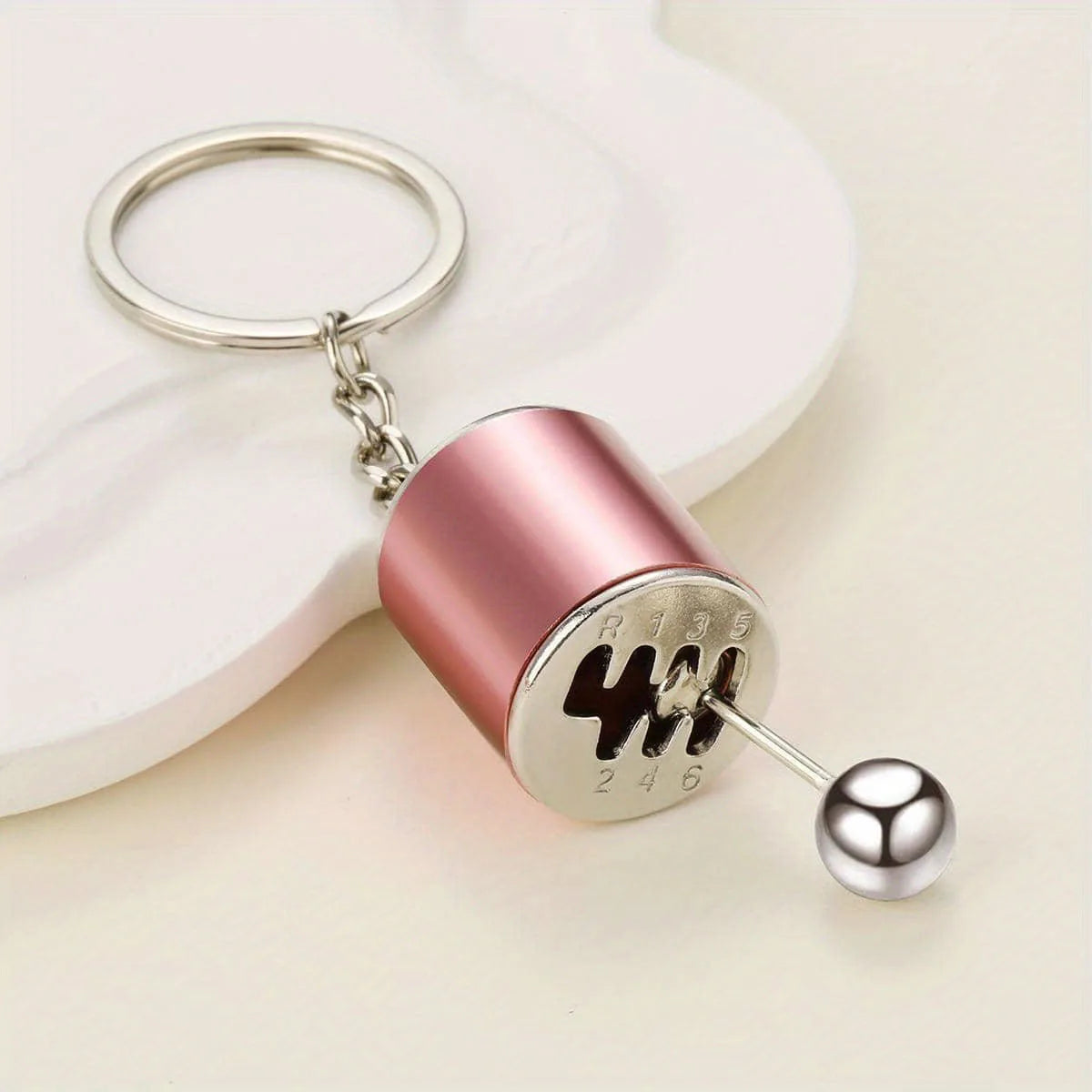 1PCS Auto Modifikation Anhänger Sechs Gangschaltung Schlüsselbund Auto Anhänger Shifter Metall Schlüsselbund Charms