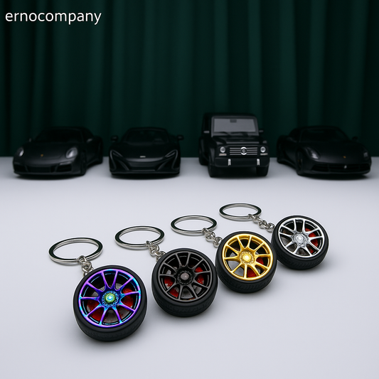 Schlüsselanhänger Felgen mit Bremsscheibe