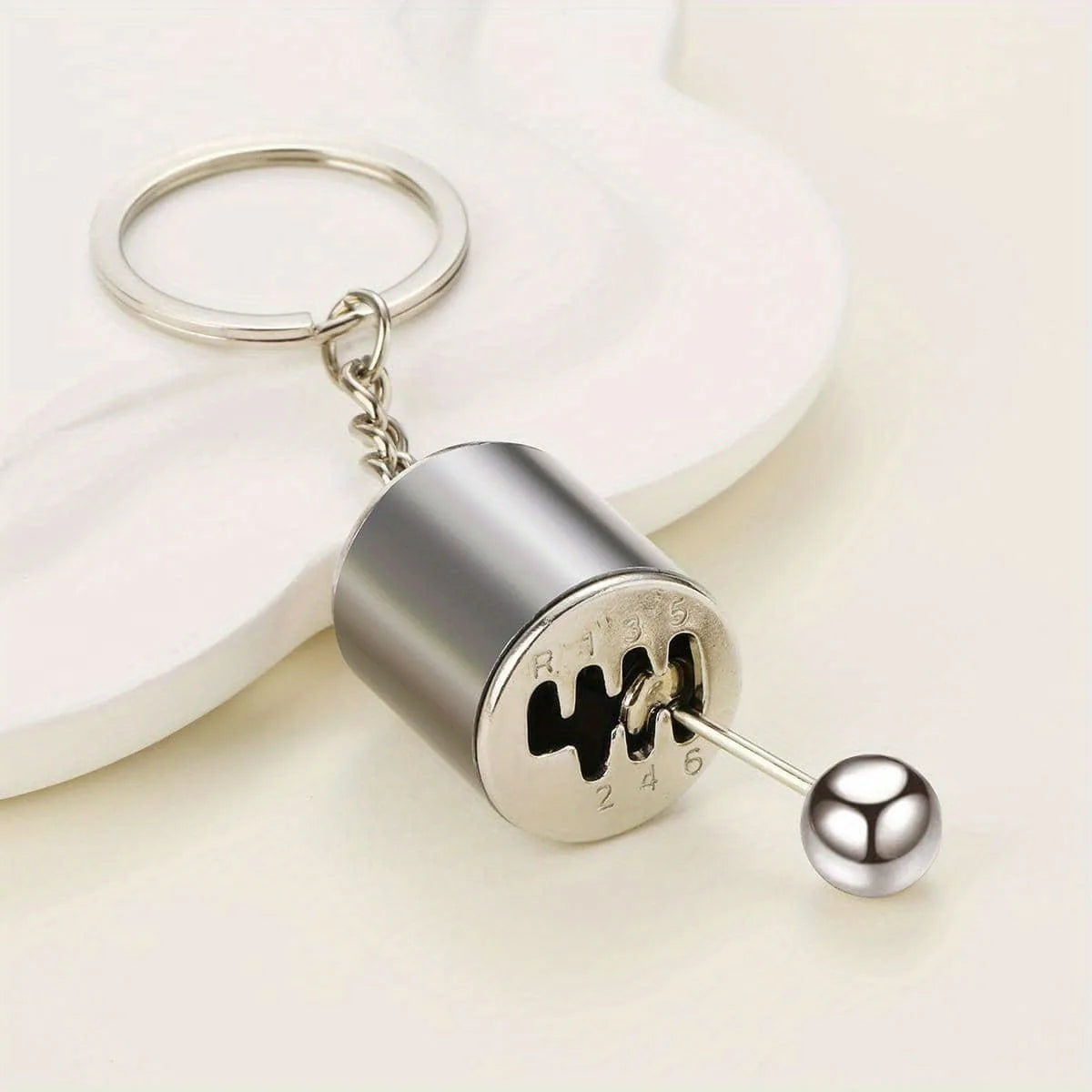 1PCS Auto Modifikation Anhänger Sechs Gangschaltung Schlüsselbund Auto Anhänger Shifter Metall Schlüsselbund Charms