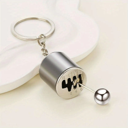 1PCS Auto Modifikation Anhänger Sechs Gangschaltung Schlüsselbund Auto Anhänger Shifter Metall Schlüsselbund Charms
