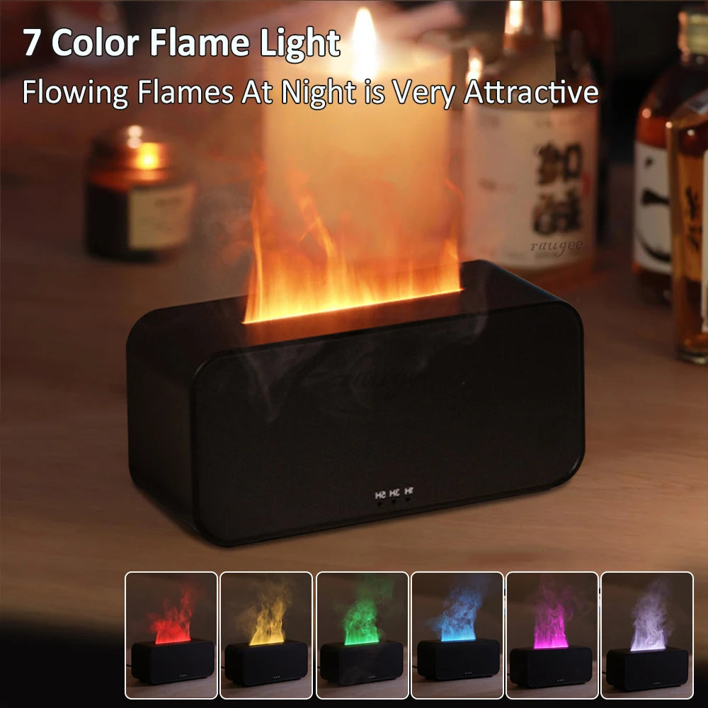 Luft Aroma Luftbefeuchter Diffusor Ätherische Öle Luftbefeuchter Mini Flamme Automatische Duft Diffusor Hause Luftbefeuchter Mit LED-Licht