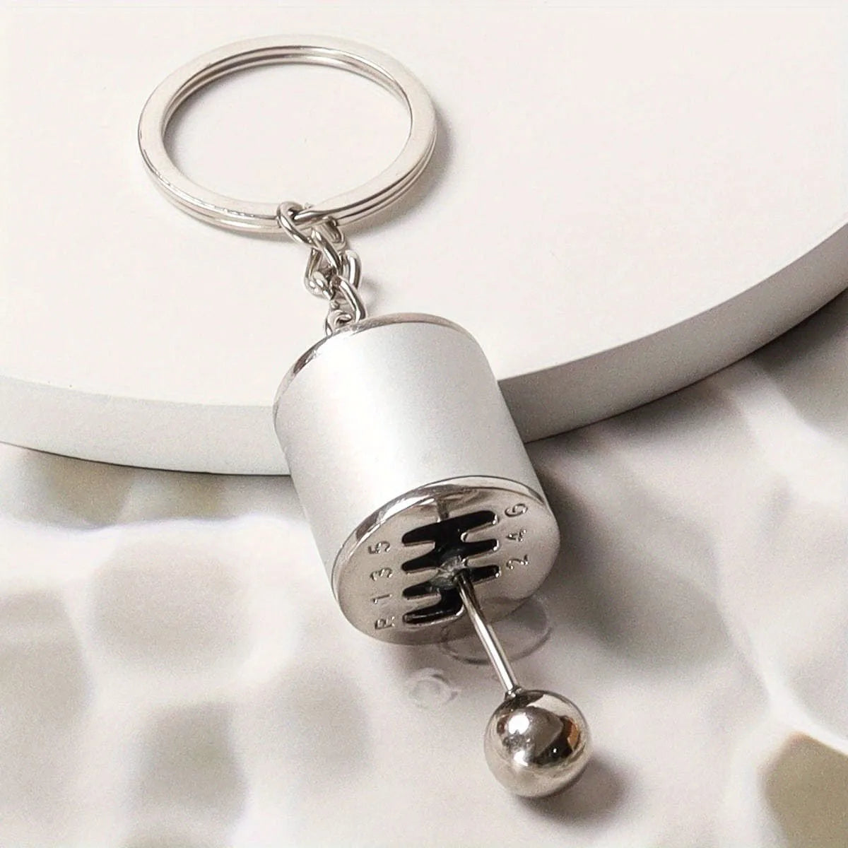1PCS Auto Modifikation Anhänger Sechs Gangschaltung Schlüsselbund Auto Anhänger Shifter Metall Schlüsselbund Charms