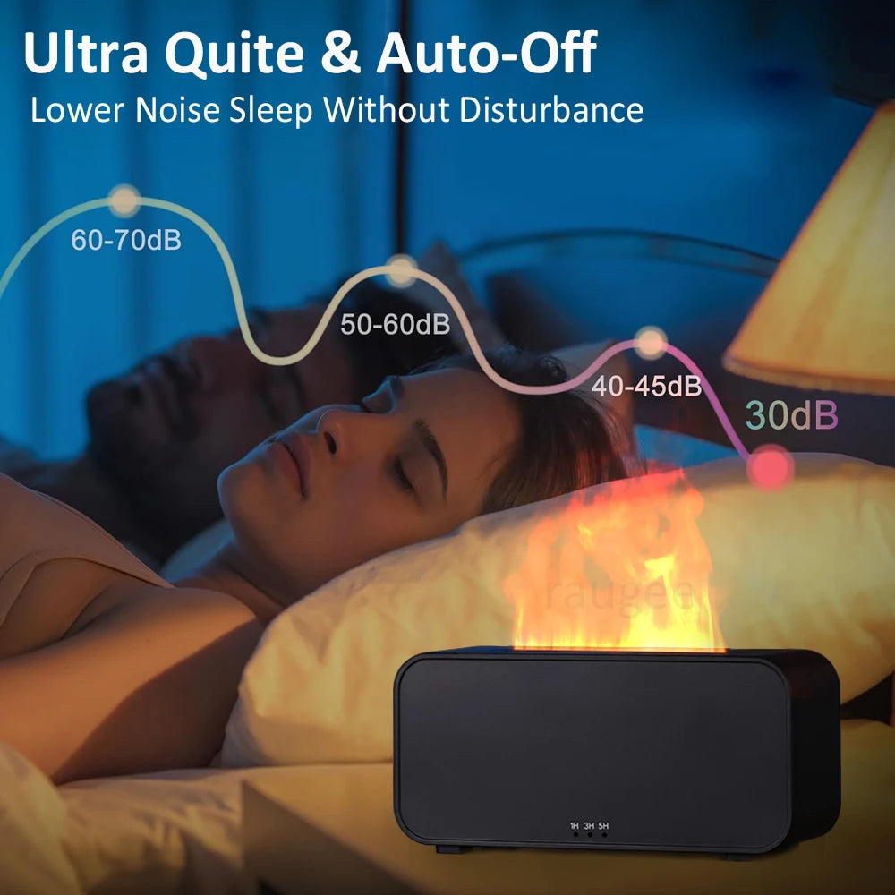 Luft Aroma Luftbefeuchter Diffusor Ätherische Öle Luftbefeuchter Mini Flamme Automatische Duft Diffusor Hause Luftbefeuchter Mit LED-Licht