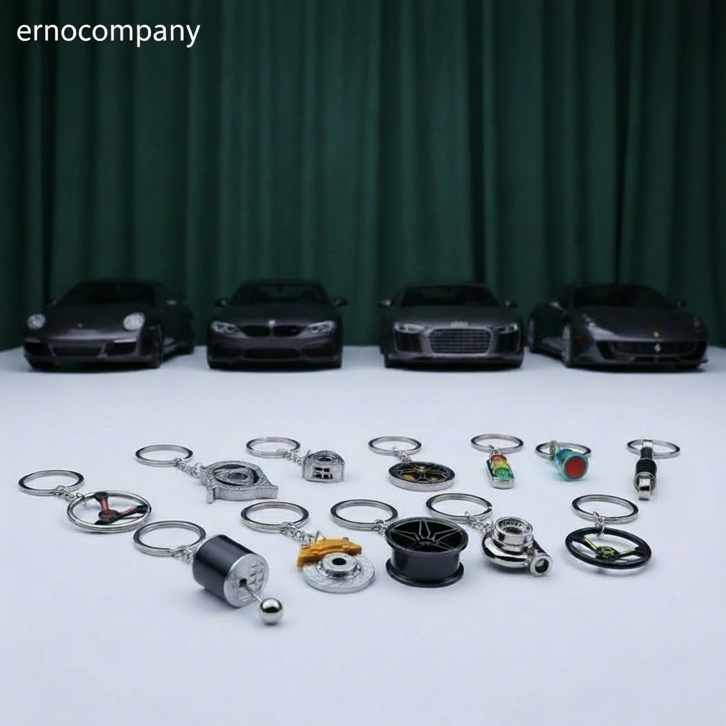 Auto-Schlüsselanhänger mit gemischten Luxusautos
