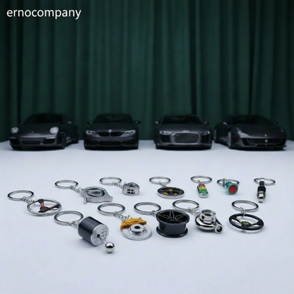 Auto-Schlüsselanhänger mit gemischten Luxusautos